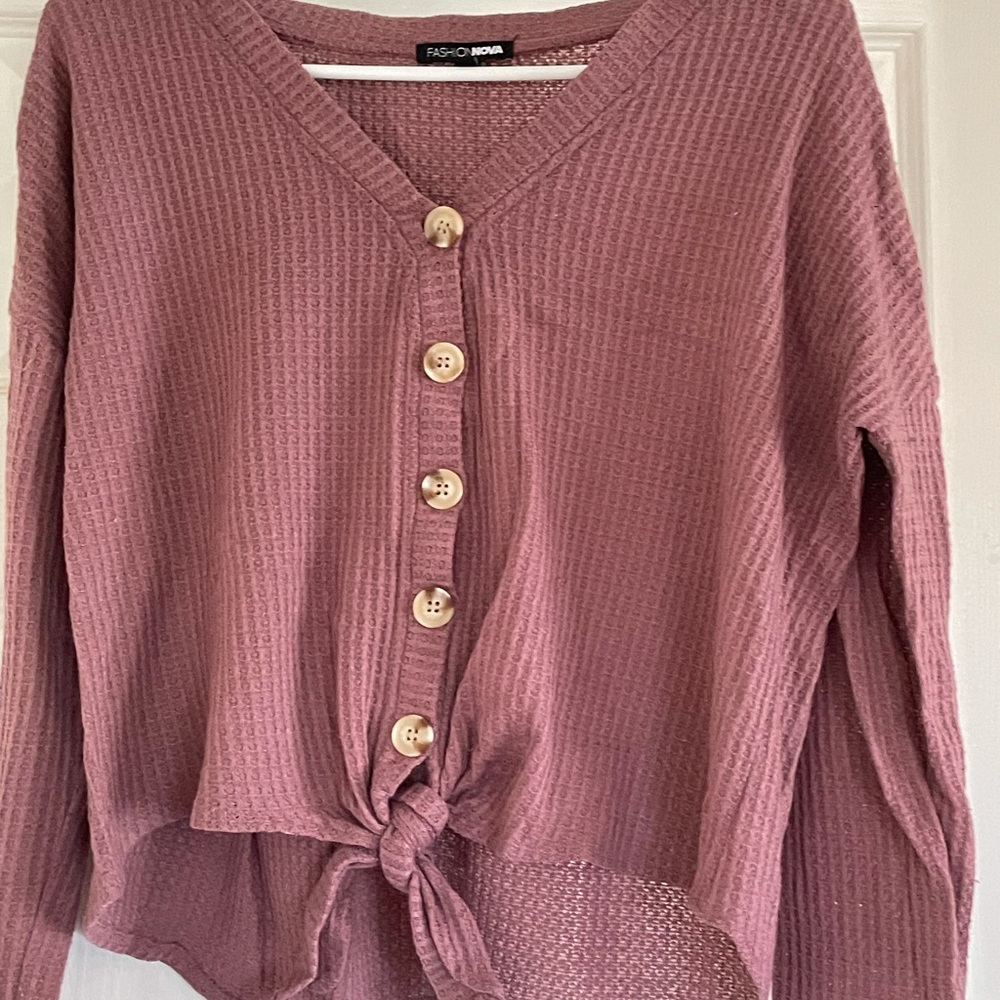 Sweater crop top